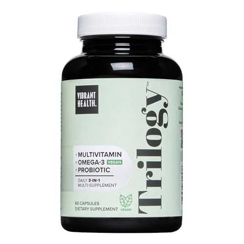 Trilogy Vegan Omega-3 Probiotic Multivitamin Supplement