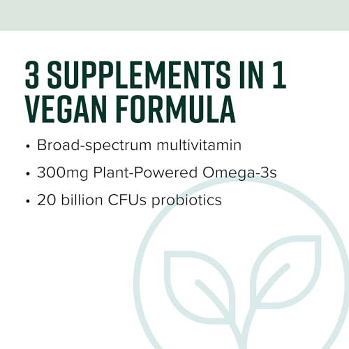 Trilogy Vegan Omega-3 Probiotic Multivitamin Supplement