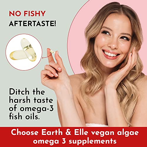 Vegan Algae Omega 3 Supplement - 1000 mg 60 Softgels