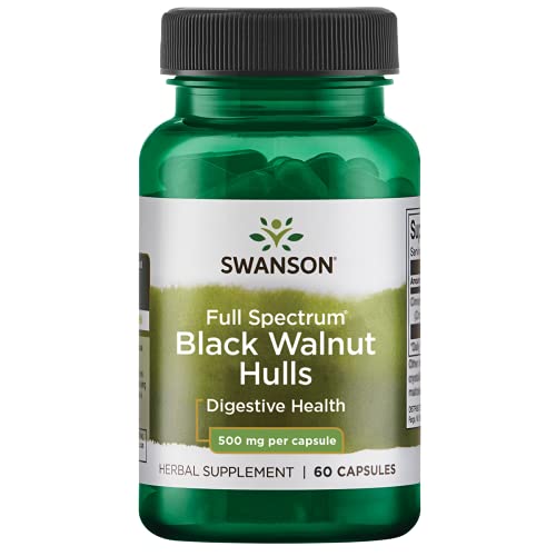 Swanson Vegan Omega-3 Black Walnut Capsules, 500mg