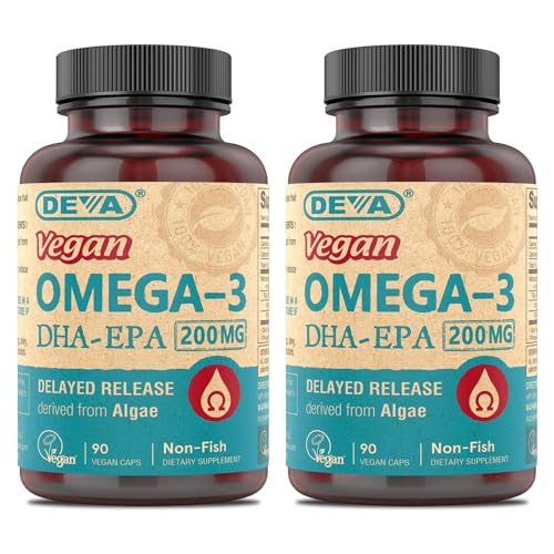 DEVA Vegan Omega-3 DHA-EPA from Micro Algae