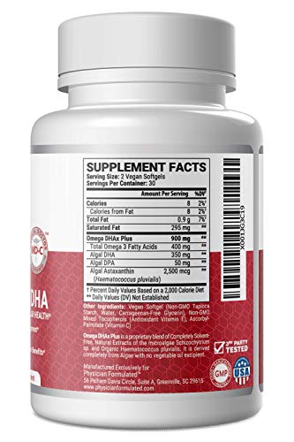 Vegan DHA Omega 3 for Brain and Prenatal