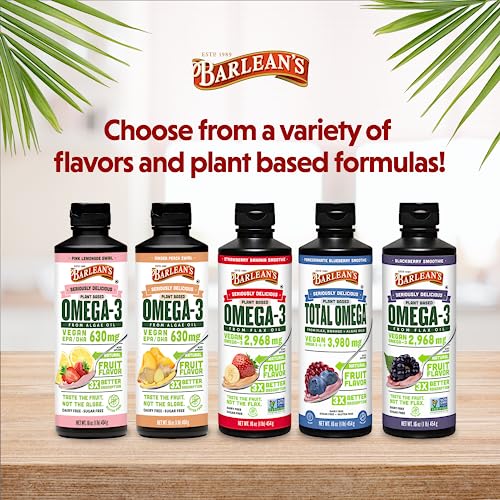 Ginger Peach Vegan Omega 3 Algal Oil Supplement