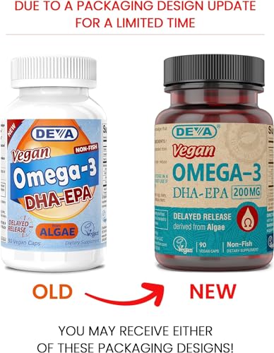 DEVA Vegan Omega-3 DHA-EPA from Micro Algae