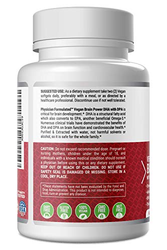 Vegan DHA Omega 3 for Brain and Prenatal