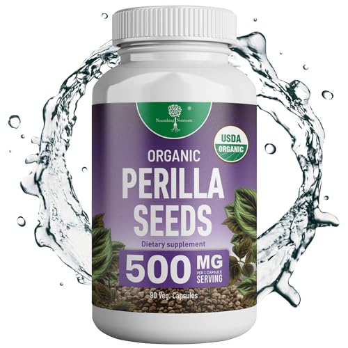 Organic Perilla Seed Extract - Vegan Omega 3 Capsules