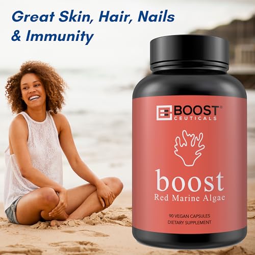 Vegan Red Marine Algae Capsules for Immune Support