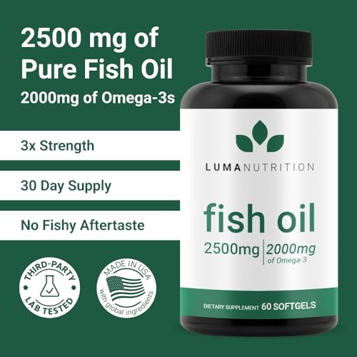2500mg Luma Nutrition Vegan Omega 3 - Extra Strength