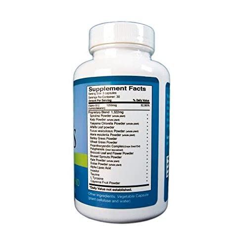 Tidal Greens Vegan Omega-3 Seaweed Capsules