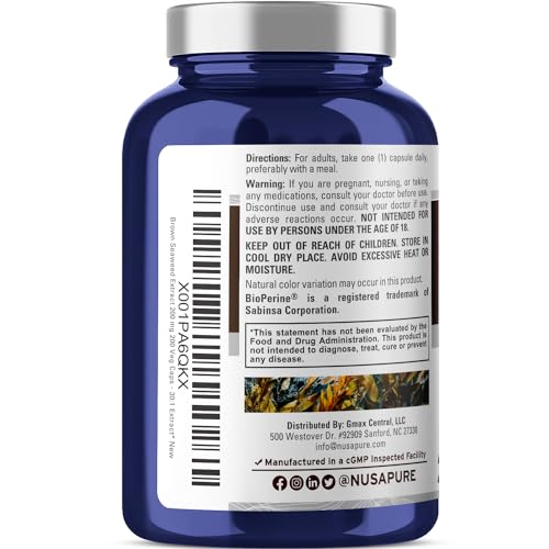 NusaPure Vegan Brown Seaweed Extract 6,000 mg