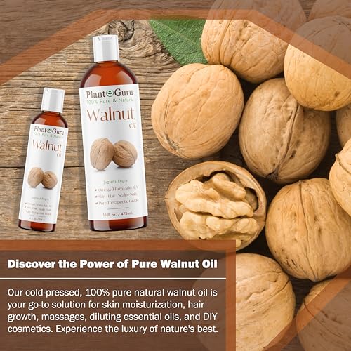 Pure Cold Pressed Walnut Oil for Skin & Hair