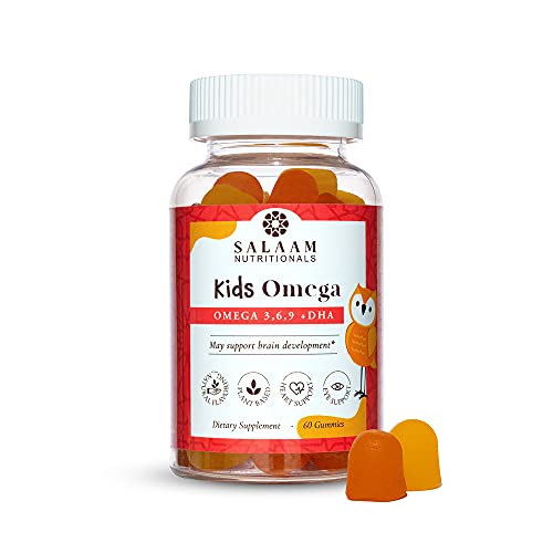 Vegan Omega-3 Dha Gummies for Kids - 60 Count