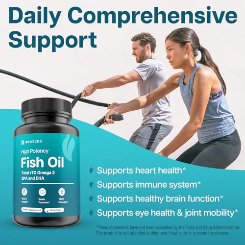 1500mg Nutriana Vegan Omega 3 DHA & EPA Supplement