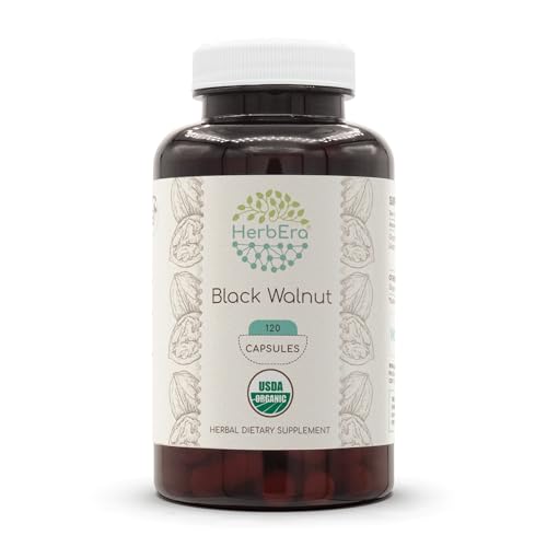 Organic Black Walnut Capsules - Vegan Omega 3