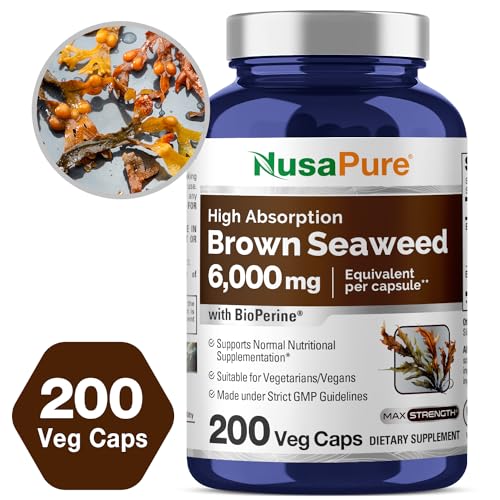 NusaPure Vegan Brown Seaweed Extract 6,000 mg