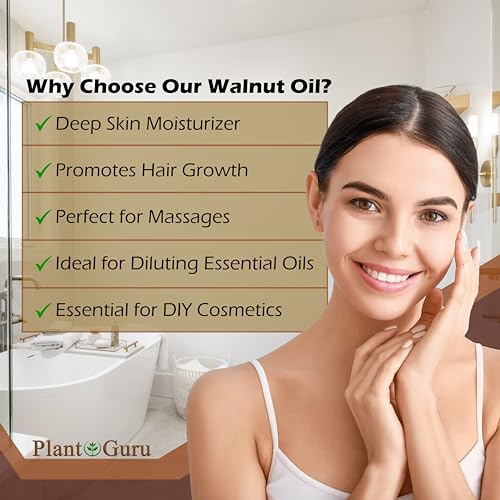 Pure Cold Pressed Walnut Oil for Skin & Hair