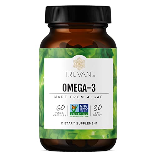 Truvani Vegan Algae Omega 3 for Overall Health