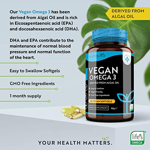 Plant-Based Omega 3 Supplement - 60 Vegan Capsules