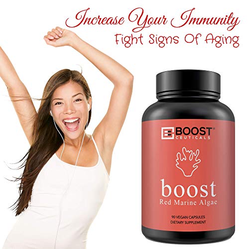Vegan Red Marine Algae Capsules for Immune Support