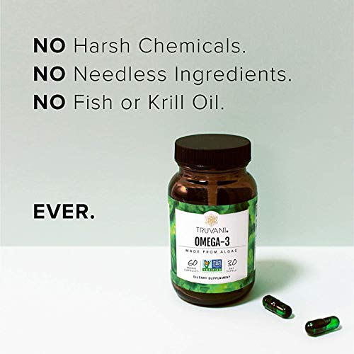 Truvani Vegan Algae Omega 3 for Overall Health