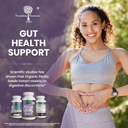 Organic Perilla Seed Extract - Vegan Omega 3 Capsules