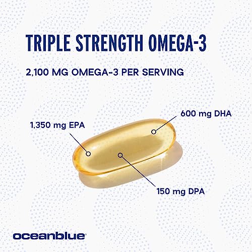 2100 MG Vegan Omega-3 Triple Strength Supplement - Orange Flavor