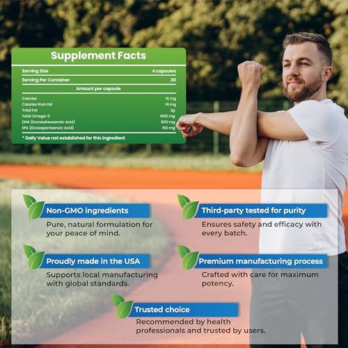 VITAGENIX Vegan Omega-3 Capsules - DHA & EPA