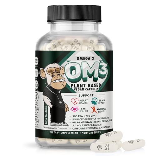 Vegan Omega 3 Algae Capsules for Heart Health