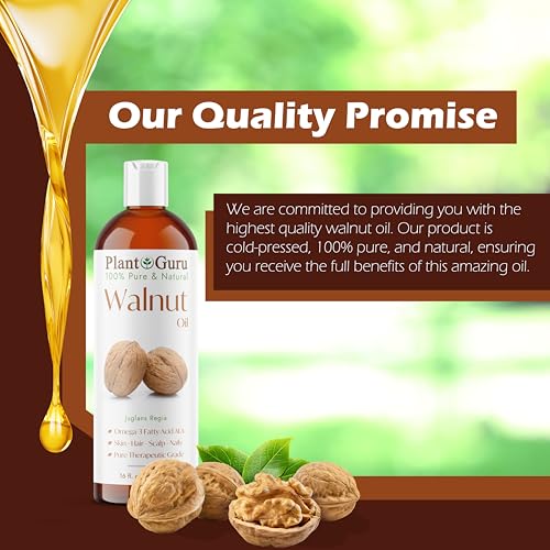 Pure Cold Pressed Walnut Oil for Skin & Hair