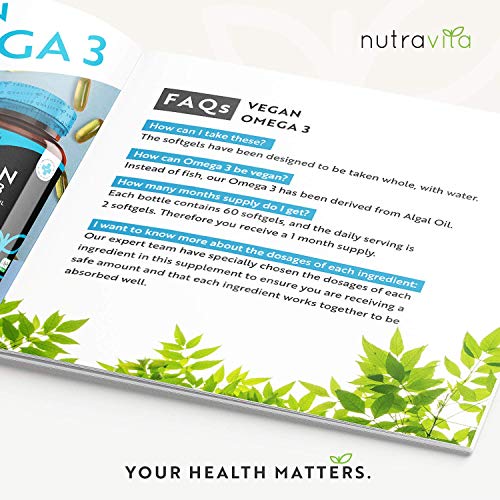 Plant-Based Omega 3 Supplement - 60 Vegan Capsules