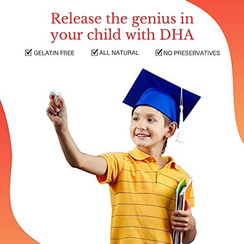 Vegan Omega-3 Dha Gummies for Kids - 60 Count