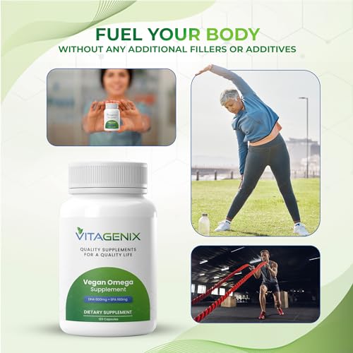 VITAGENIX Vegan Omega-3 Capsules - DHA & EPA
