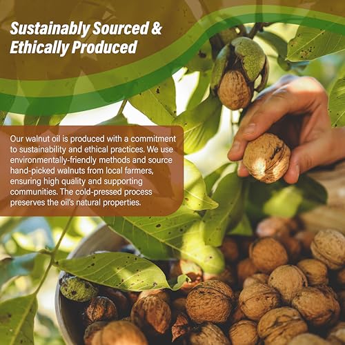 Pure Cold Pressed Walnut Oil for Skin & Hair