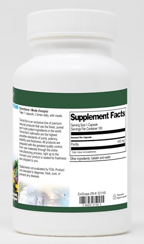 Vegan Perilla Omega 3 - 450 mg Capsules