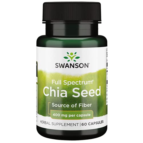 Chia Seed Omega-3 Vegan Supplement Capsules - 60 Count