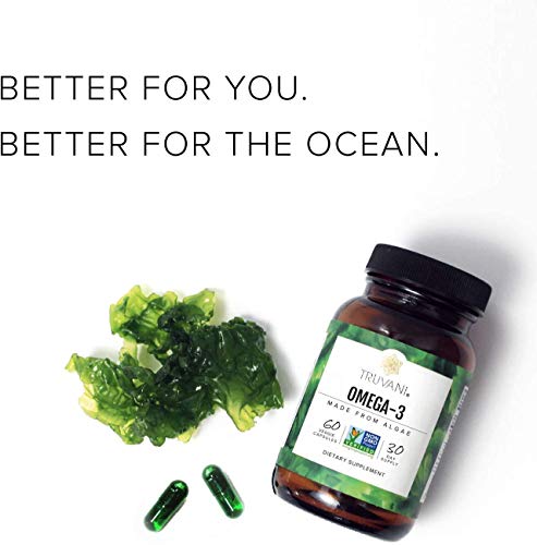 Truvani Vegan Algae Omega 3 for Overall Health