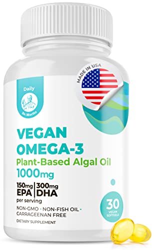 Dr. Moritz Vegan Omega-3 DHA & EPA Supplement