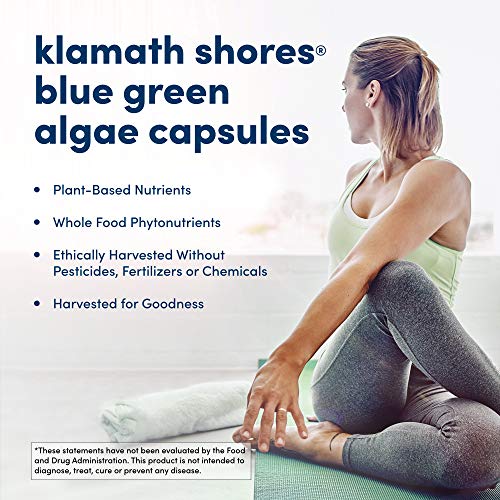 Klamath Shores Blue Green Algae Omega-3 Capsules