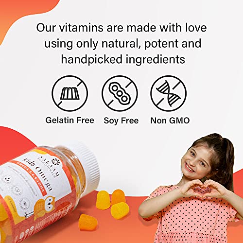 Vegan Omega-3 Dha Gummies for Kids - 60 Count