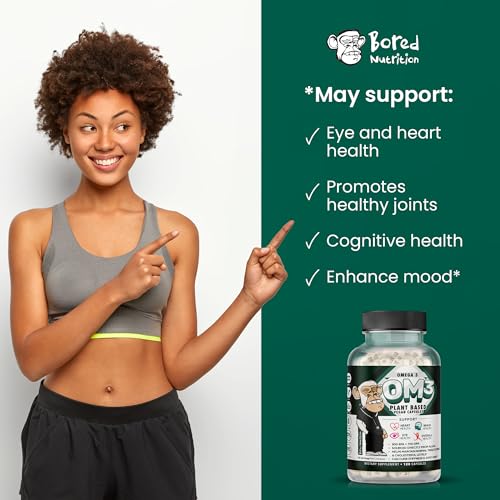 Vegan Omega 3 Algae Capsules for Heart Health