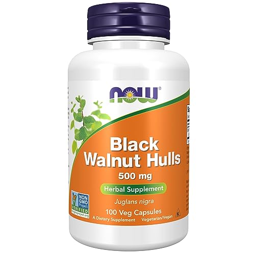 Vegan Black Walnut Hulls Supplement, 500 mg, 100 Caps