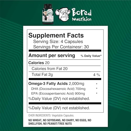 Vegan Omega 3 Algae Capsules for Heart Health