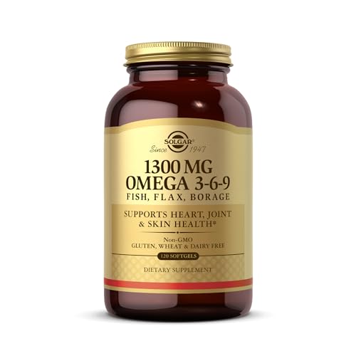 1300 Mg Vegan Omega 3-6-9 Softgels for Heart Health
