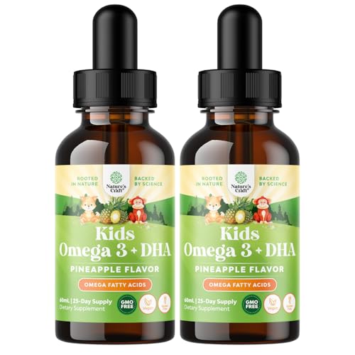 Organic Vegan Omega 3 Liquid for Kids' Development