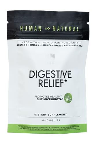 Vegan Omega-3 Digestive Relief Capsules, 60 Count