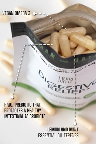 Vegan Omega-3 Digestive Relief Capsules, 60 Count