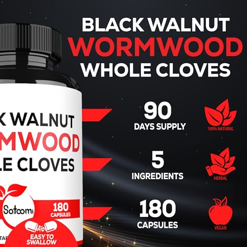 Vegan Omega-3 5-in-1 Wormwood Capsules - 180 Count