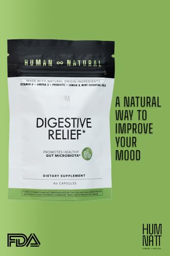 Vegan Omega-3 Digestive Relief Capsules, 60 Count