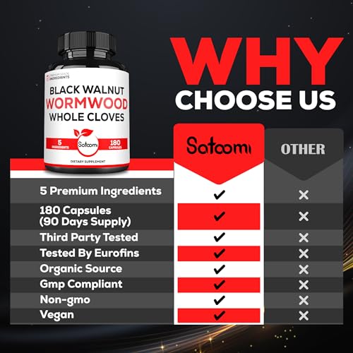 Vegan Omega-3 5-in-1 Wormwood Capsules - 180 Count