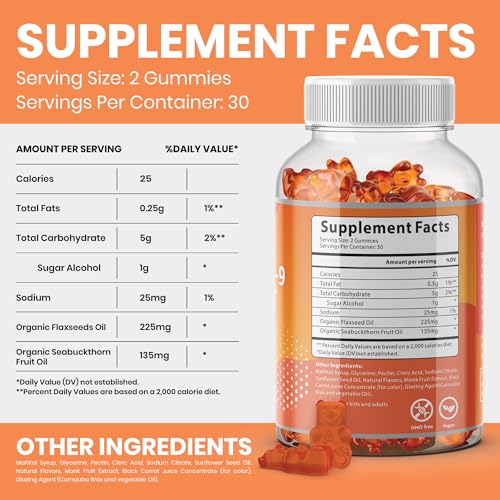 Vegan Omega 3 Gummies for Brain and Heart